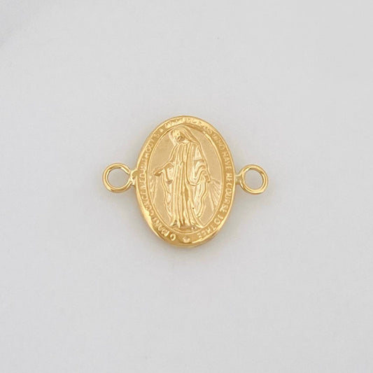 Herraje Virgen Milagrosa 0.55g / 1.5cm Oro Amarillo 18K