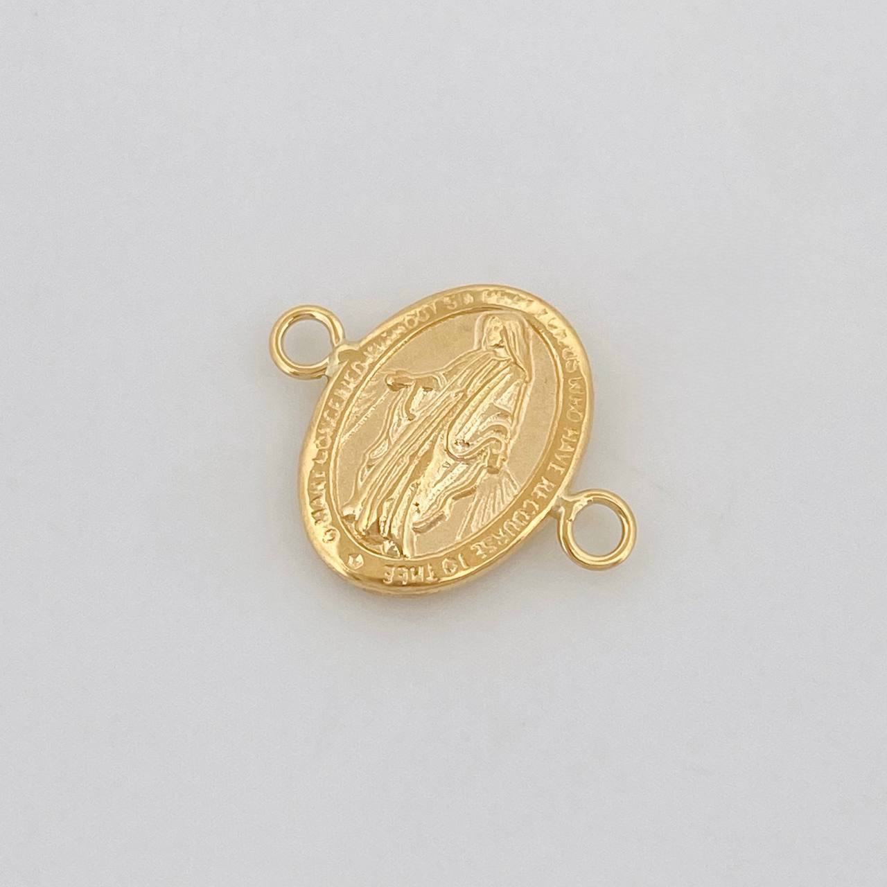 Herraje Virgen Milagrosa 0.55g / 1.5cm Oro Amarillo 18K