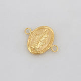Herraje Virgen Milagrosa 0.55g / 1.5cm Oro Amarillo 18K