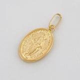 Dije Virgen Milagrosa 1.15g / 3cm Oro Amarillo 18K