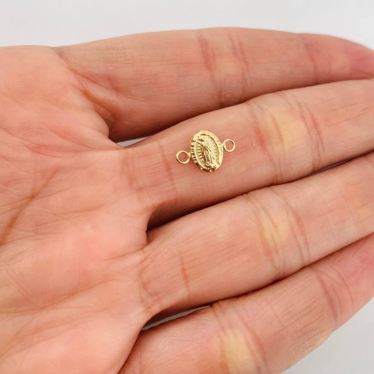 Herraje Virgen de Guadalupe 0.25g / 1cm Oro Amarillo 18K