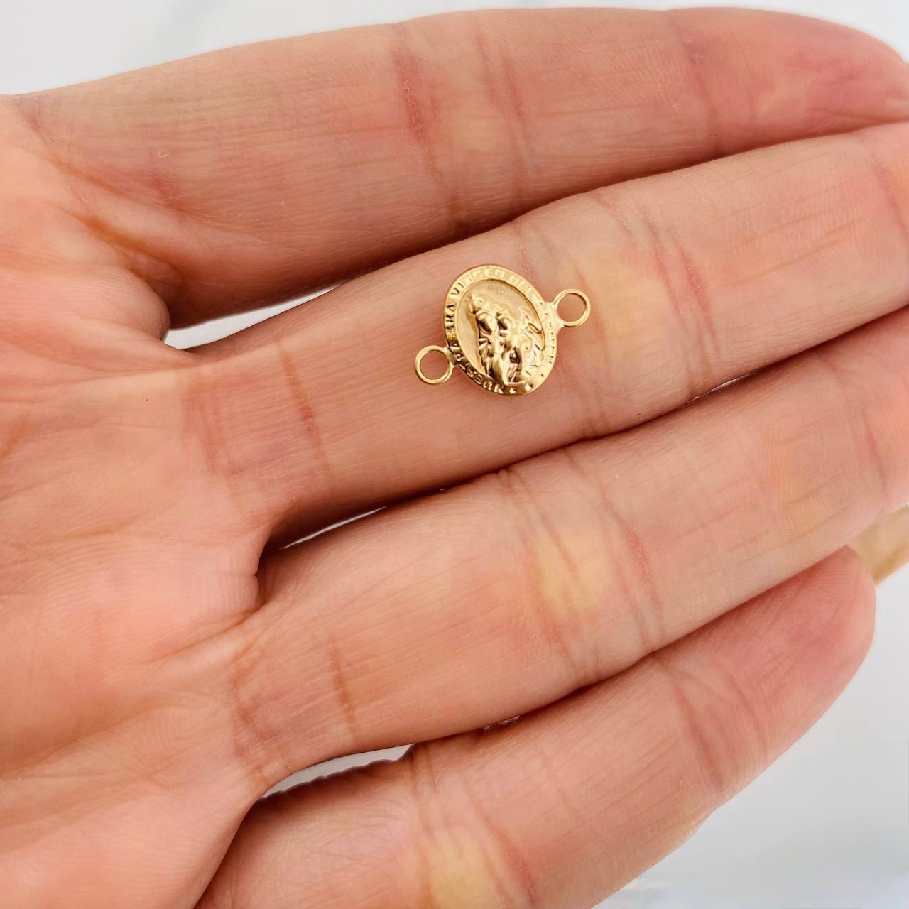 Herraje Virgen del Carmen 0.45g / 1.5cm Oro Amarillo 18K