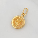 Dije Corona 0.95g / 2.2cm Oro Amarillo 18K