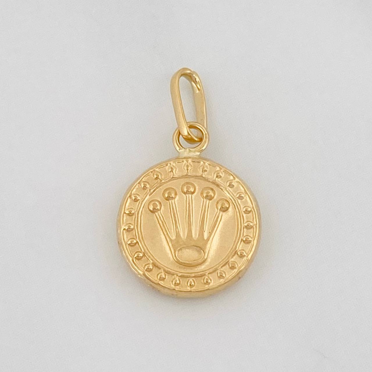 Dije Corona 0.5g / 1.7cm Oro Amarillo 18K