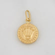 Dije Corona 0.5g / 1.7cm Oro Amarillo 18K