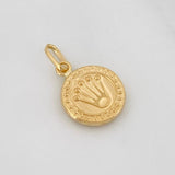 Dije Corona 0.5g / 1.7cm Oro Amarillo 18K