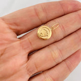 Dije Corona 0.6g / 3cm Oro Amarillo 18K