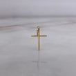 Dije Cruz 0.5gr / 2.7cm / Lisa Oro Amarillo