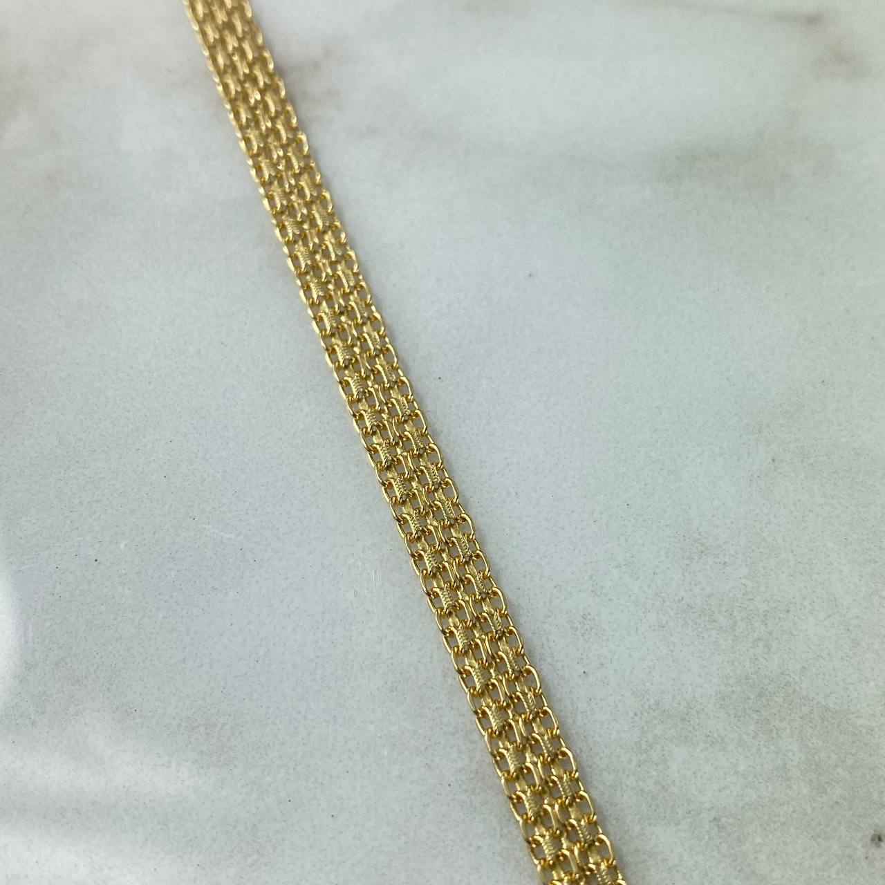 Pulso Chino 5.95gr / 19cm / 5mm Oro Amarillo +0