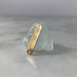 Herraje Placa Rectangular 1.05gr / 3cm / Lisa-Bordes Curvos Oro Amarillo ©