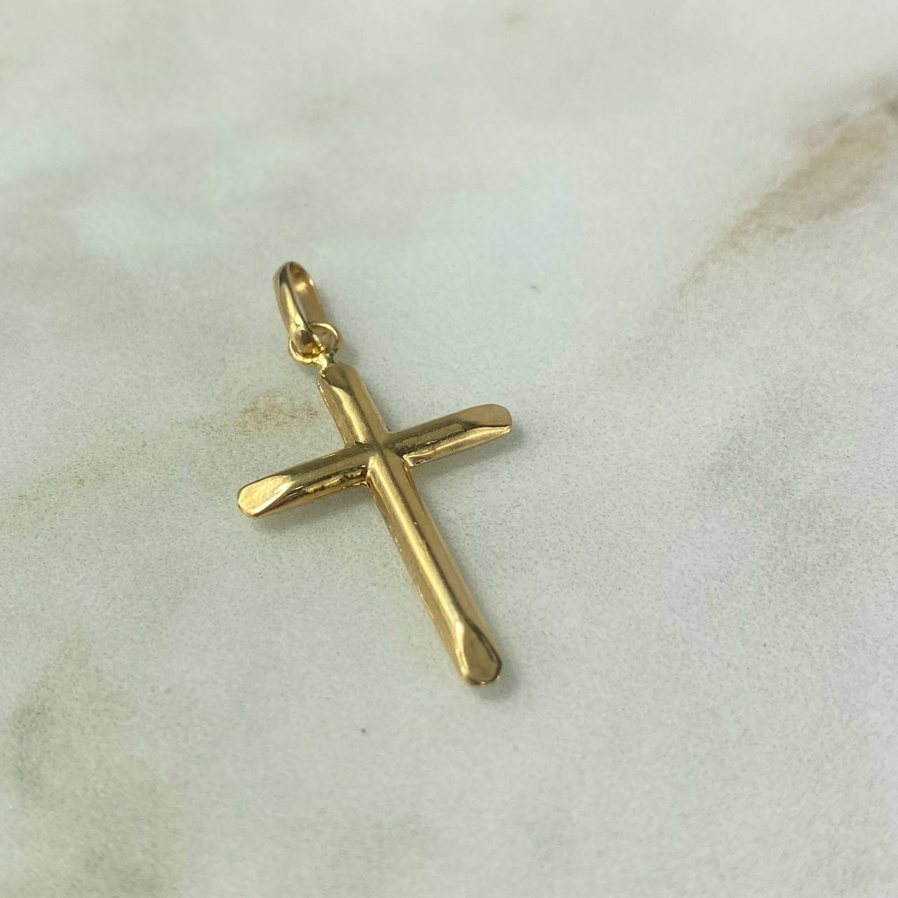 Dije Cruz 1gr / 3.4cm Troquelado Oro Amarillo
