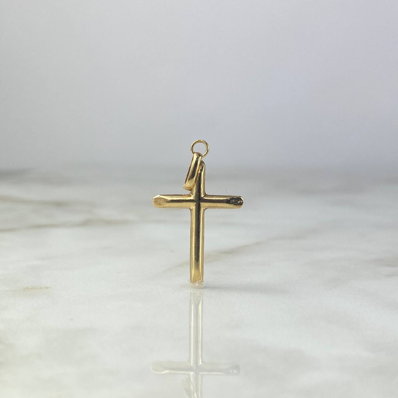 Dije Cruz 1gr / 3.4cm Troquelado Oro Amarillo