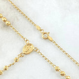 Rosario Crúz Virgen Milagrosa 6.75gr / 50cm / Oro Amarillo 18K