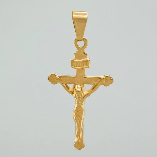 Dije Cruz Cristo 3.45gr / 4.2cm / Oro Amarillo 18K