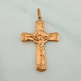 Dije Cruz Cristo 1.85gr / 4.2cm / Oro Rosa 18K $
