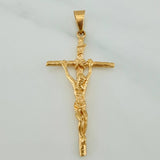 Dije Cruz Cristo 3.4gr / 4.5cm / Oro Amarillo 18K $