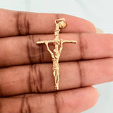 Dije Cruz Cristo 3.65gr / 4.2cm / Oro Amarillo 18K $