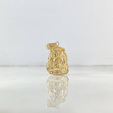 Dije Rostro de Cristo 5.7gr / 3.3cm / Circones Azules Blancos Dos Oros Amarillo Blanco