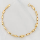 Pulso Rustico Corona 4.1g / 19.5cm / 4.1mm Oro Amarillo 18K