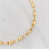 Pulso Rustico Corona 4.1g / 19.5cm / 4.1mm Oro Amarillo 18K