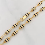 Cadena Rustica Barril 13.65g / 60cm / 4.4mm Oro Amarillo 18K