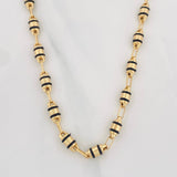 Cadena Rustica Barril 13.65g / 60cm / 4.4mm Oro Amarillo 18K