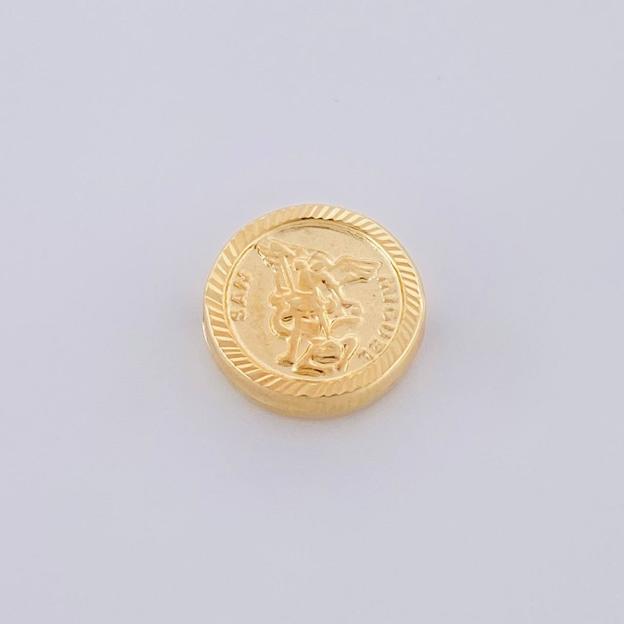Herraje San Miguel Arcángel Mate 0.7g / 1.2cm Oro Amarillo 18K