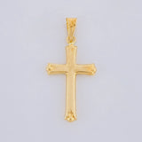 Dije Cruz Cuatro Destellos 0.95g / 3.5cm Oro Amarillo 18K