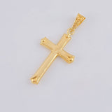 Dije Cruz Cuatro Destellos 0.95g / 3.5cm Oro Amarillo 18K