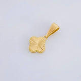 Dije Trébol Diamantado 0.7g / 1.5cm Oro Amarillo 18K