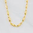 Cadena Eslabón Texturizado 13.85g / 65cm / 3.5mm Oro Amarillo 18K