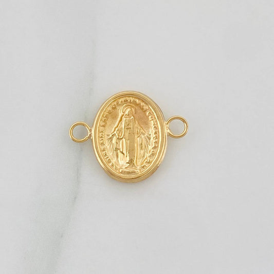 Herraje Virgen Milagrosa 0.6g / 1.5cm Oro Amarillo 18K