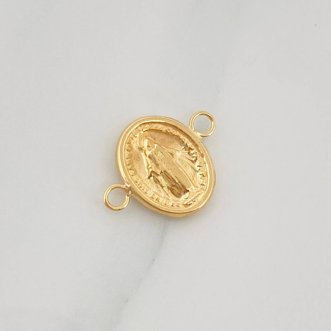 Herraje Virgen Milagrosa 0.6g / 1.5cm Oro Amarillo 18K
