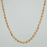 Cadena Militar 17.45gr / 61.5cm / 3mm Tres Oros 18K $