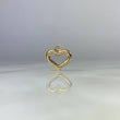 Dije Silueta Corazon 1.3gr / 2.3cm Troquelado Oro Amarillo