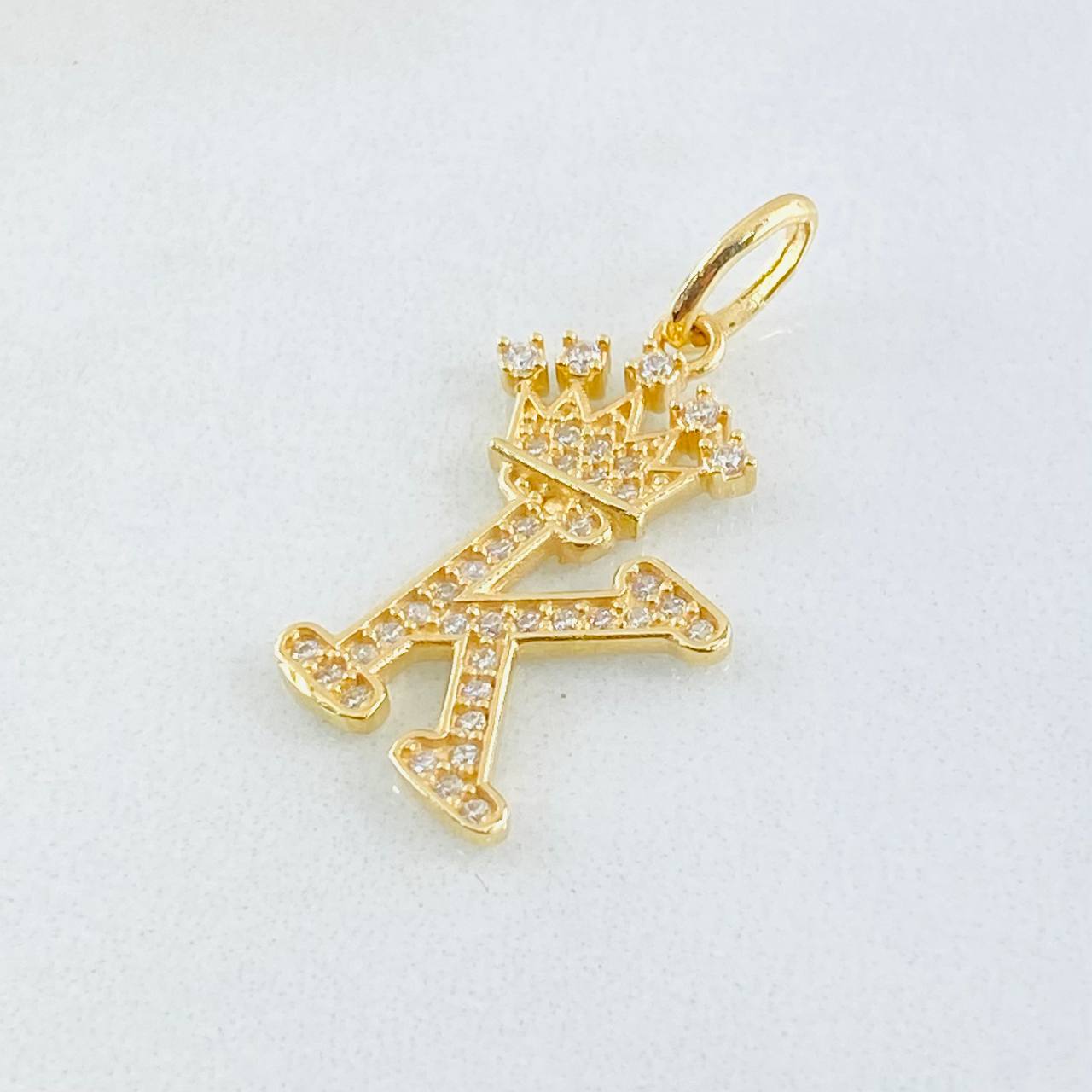 Dije Corona Letra K 2gr / 2.6cm / Oro Amarillo 18K *