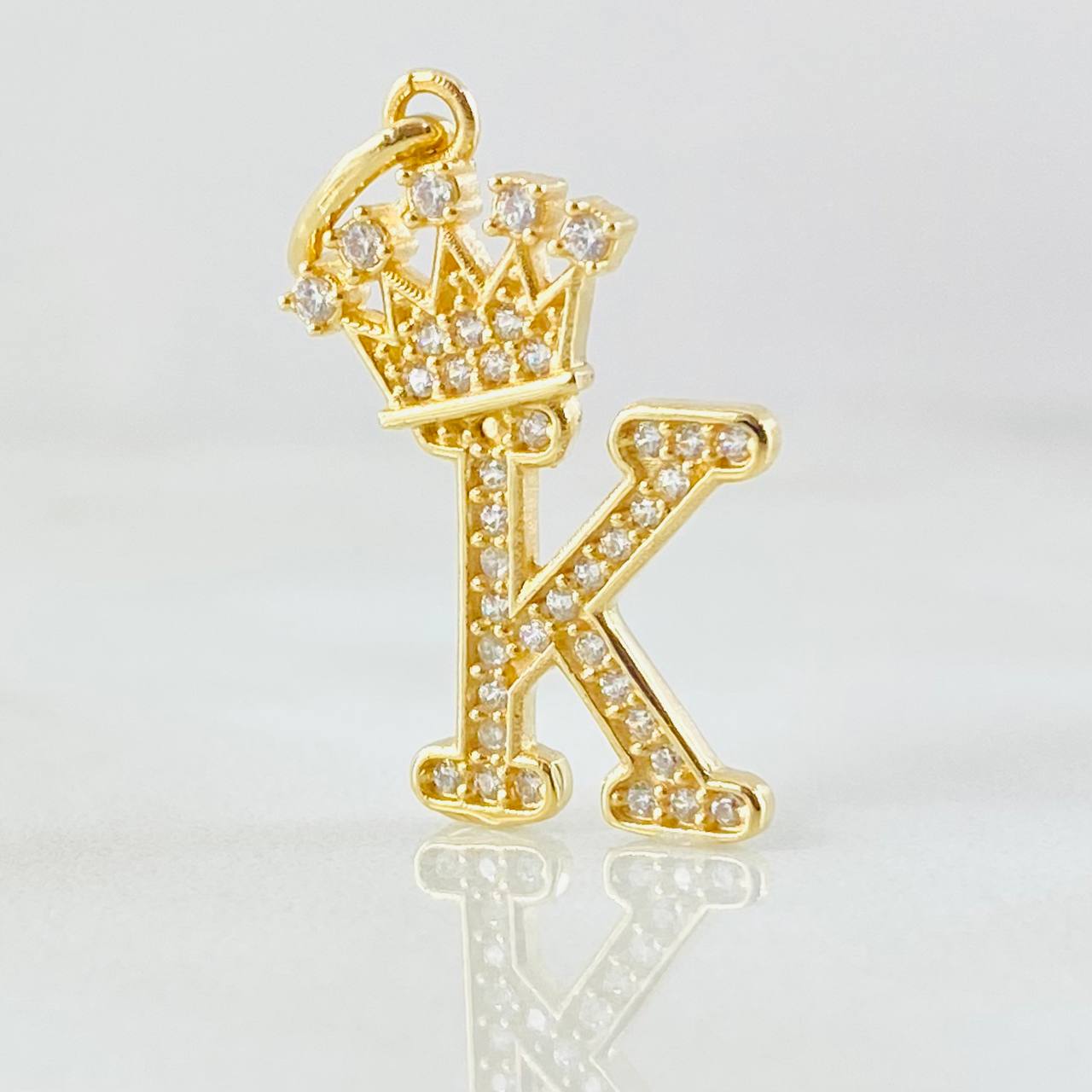 Dije Corona Letra K 2gr / 2.6cm / Oro Amarillo 18K *