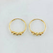 Candongas Trio 1.05gr / 1.6cm / Oro Amarillo 18K *