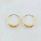 Candongas Trio 1.1gr / 1.6cm / Oro Amarillo 18K *