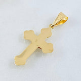 Dije Crúz Cristo Florenciada 1.5gr / 3.5cm / Oro Amarillo 18K