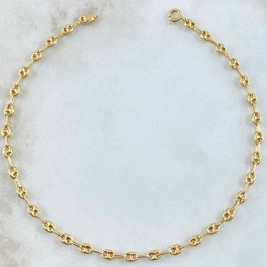 Tobillera GC 2.85gr / 25cm / Oro Amarillo 18K
