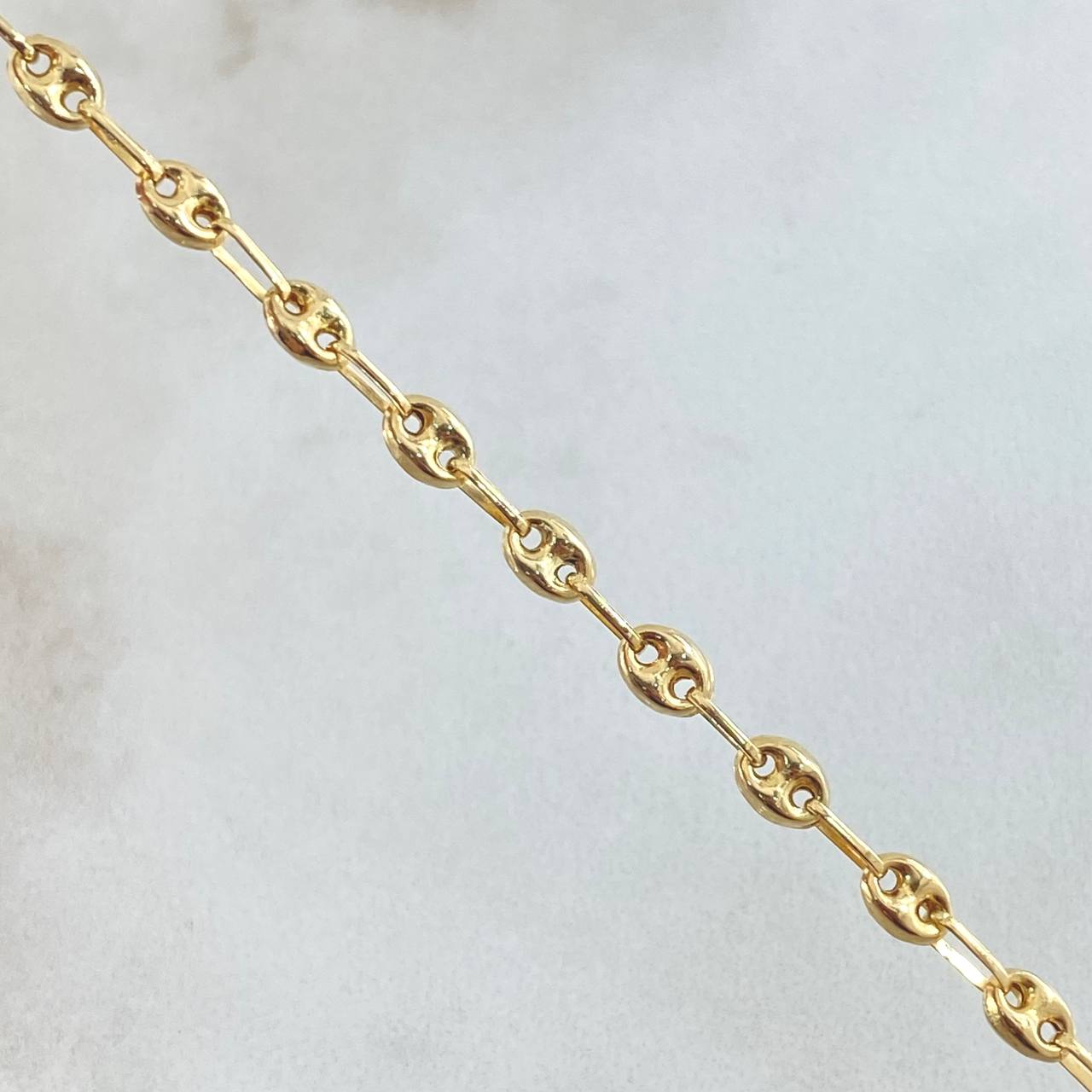 Tobillera GC 3.3gr / 25.5cm / Oro Amarillo 18K