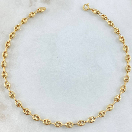 Tobillera GC 3.55gr / 24.5cm / Oro Amarillo 18K