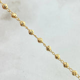 Pulso Tipo Militar 1.85gr / 18cm / 3mm Oro Amarillo 18K