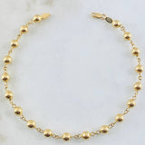 Pulso Tipo Militar 4.4gr / 21.5cm / Oro Amarillo 18K