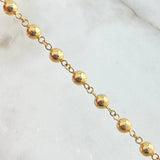 Pulso Tipo Militar 4.4gr / 21.5cm / Oro Amarillo 18K
