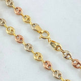 Cadena GC 9.45gr / 50cm / Tres Oros 18K