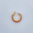 Piercing Earcuff Rubys 1.3gr / 1.5cm / Oro Amarillo 18K %