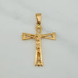 Dije Cruz Cristo Gotica 2.45gr / 3.6cm / Oro Amarillo 18K