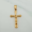 Dije Cruz Cristo 2.25gr / 3.5cm / Oro Amarillo 18K $